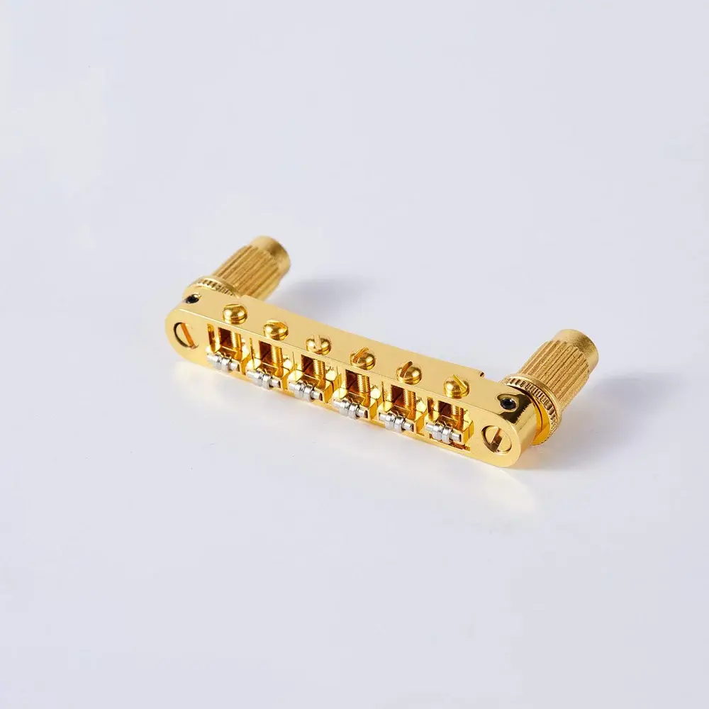 Guyker_Guitar_Bridge_Tune-O-Matic_with_Roller_Saddles_For_LP_Guitar_GM005-GD-1.webp