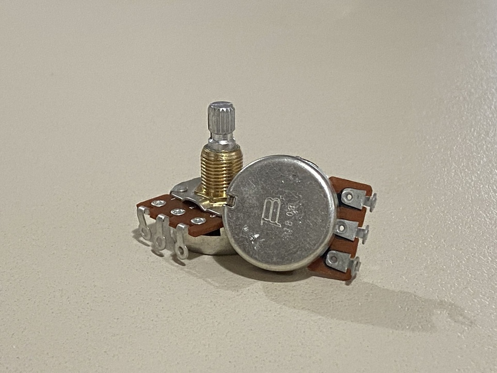 [BOP-A500-RT] Bourns 500K, 3/8" Reverse Taper Potentiometer